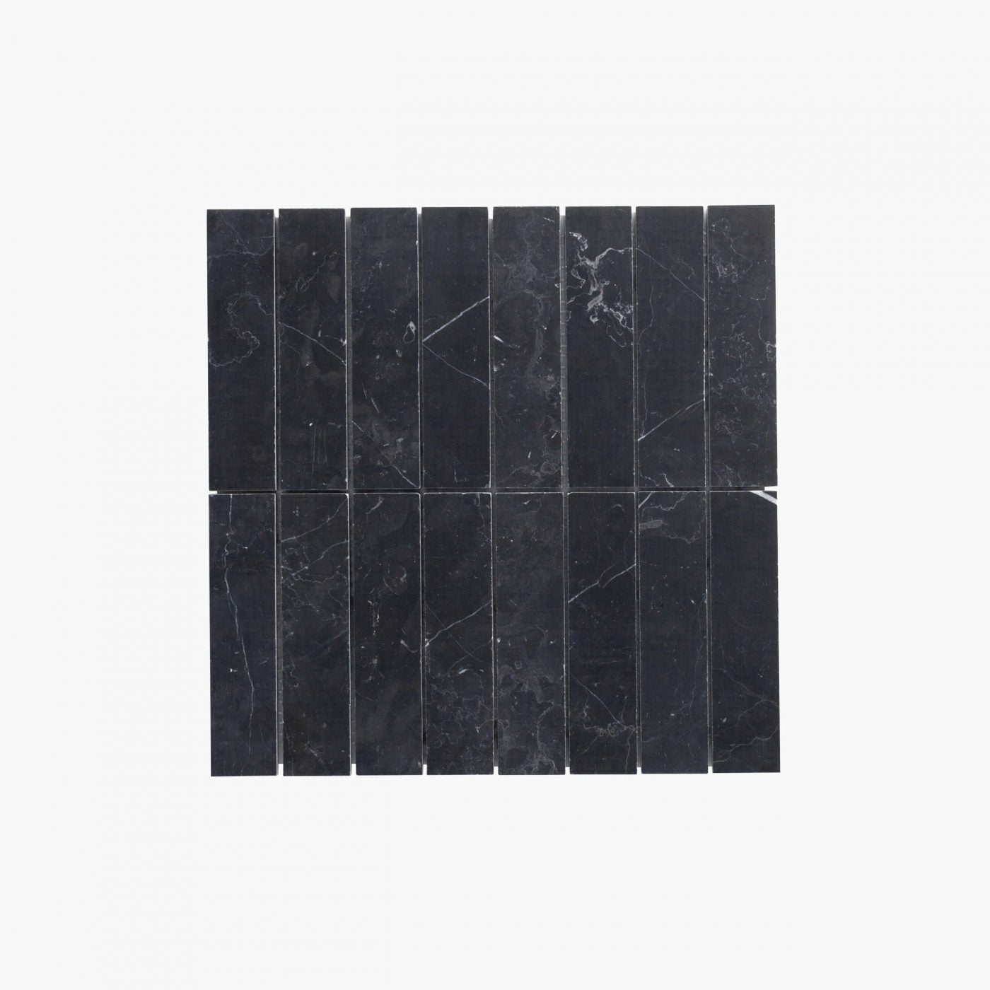 Marble Mosaic Kit Kat 36x150mm Honed Nero Marquina