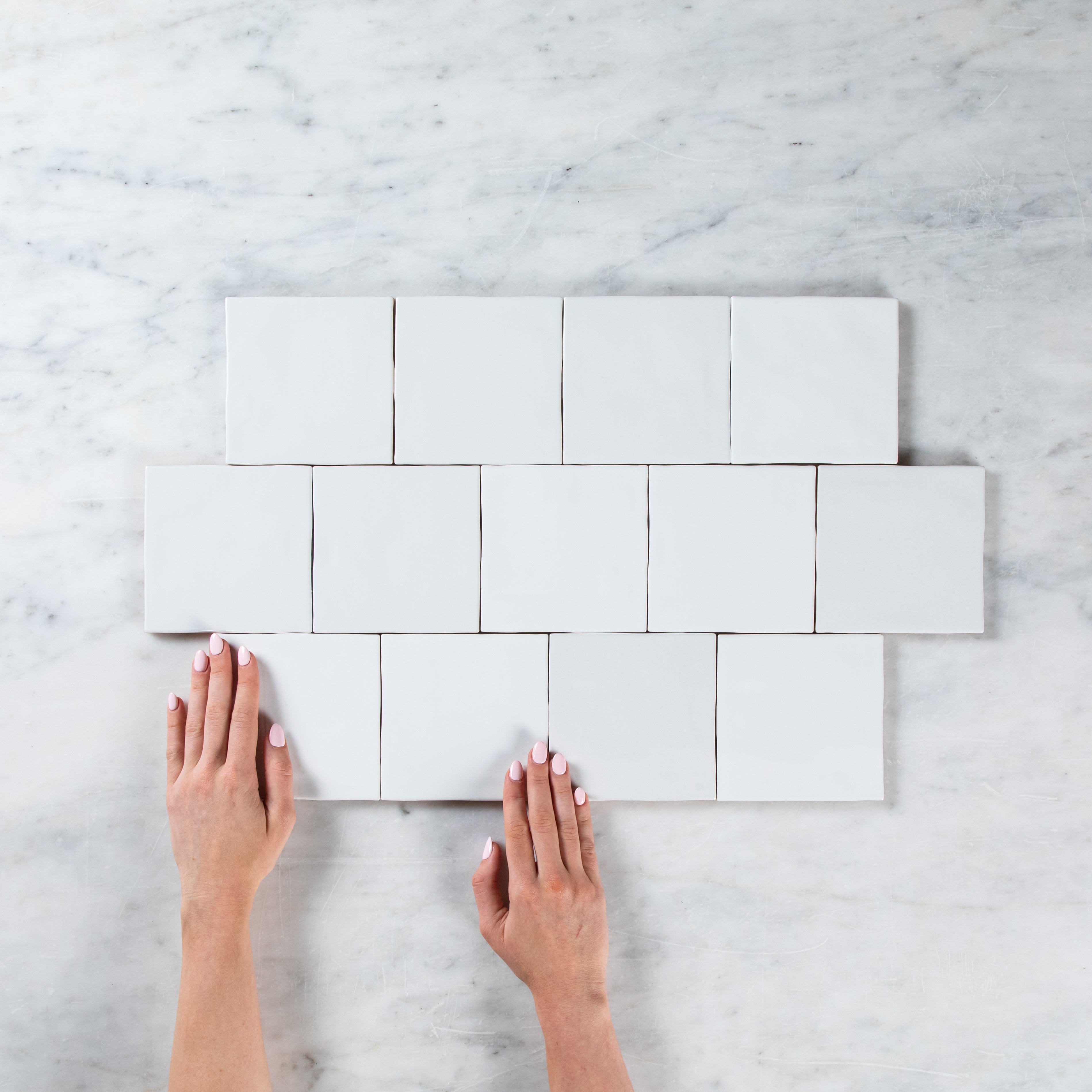 Noosa White Gloss Variation 125 X 125
