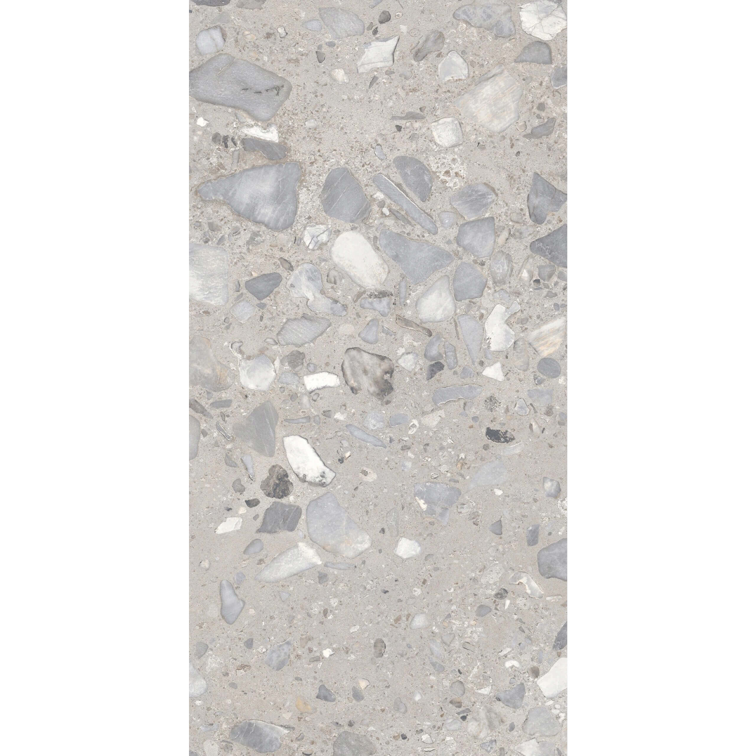 Sassi 1200x600 Matt Taupe Terrazzo Look Rectified