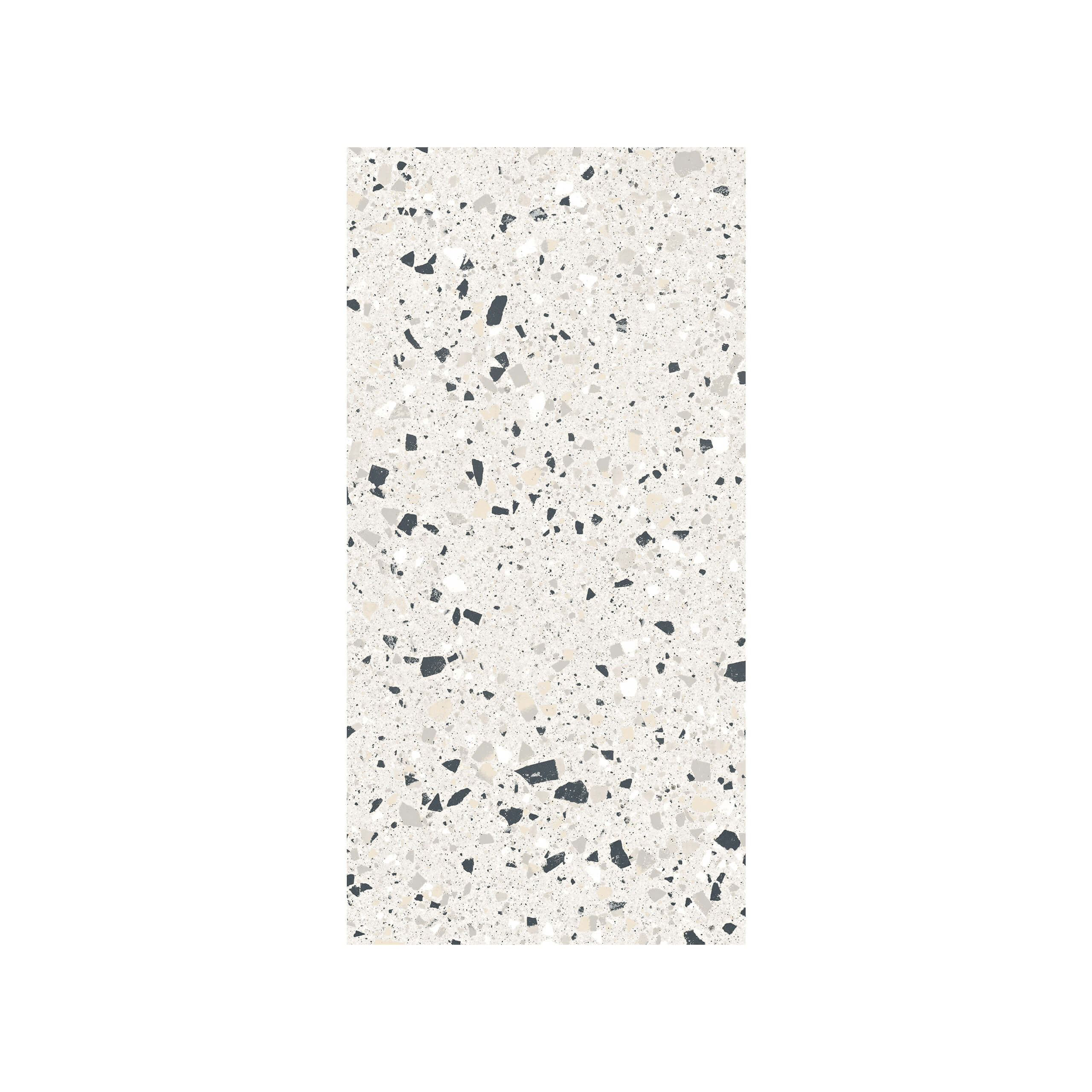 C Venice 600x300 Matt Silver Terrazzo Look Rectified