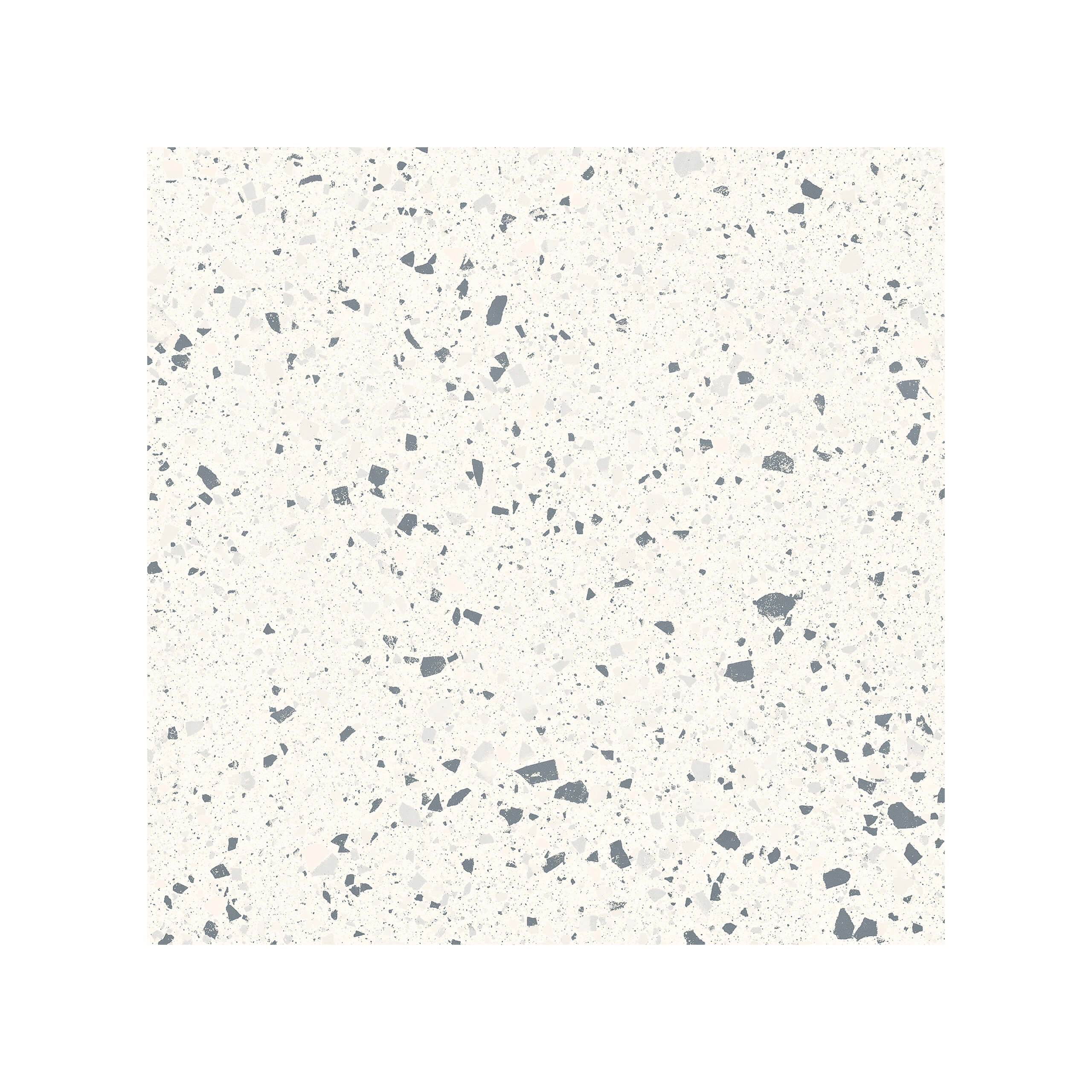 C Venice 600x600 Matt White Terrazzo Look Rectified